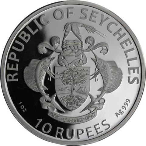 Seychellen-10 Rupien-2019-AGpp-Aldabra-Schildkröte-RS