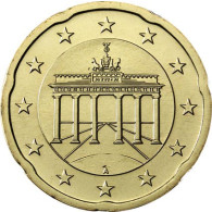 Deutschland 20 Euro-Cent 2017 Kursmünze mit Eichenzweig