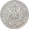 Kaiserreich 5 Mark 1901 ss Herzog Ernst von Sachsen-Altenburg J.143