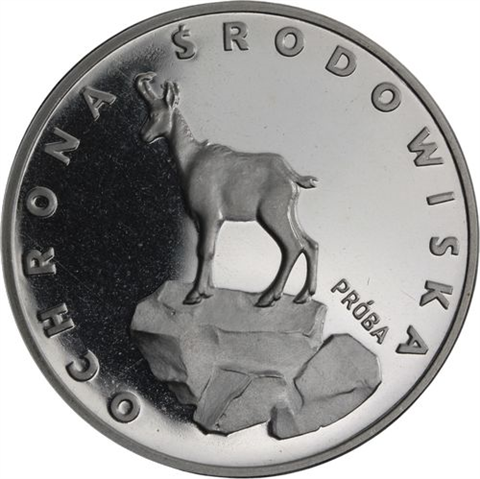 Polen-100 Zlotych-1979-AGpp-PROBE-Gemse-RS