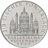 Gedenkmünze Österreich 1937 Fischer von Erlach
