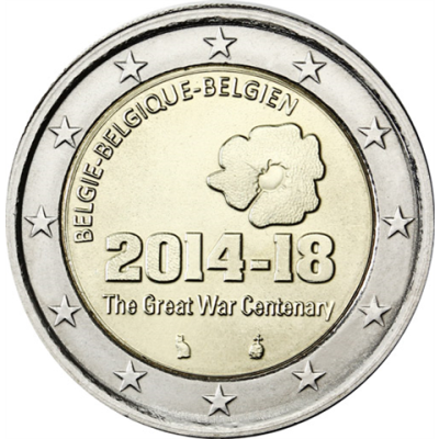 Belgien-2-Euro-2014-Weltkrieg-RS