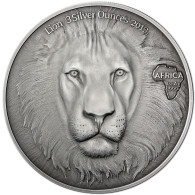 3 Unzen Silber 2013 Löwe - Afrika Antique Finish Silver Ounces