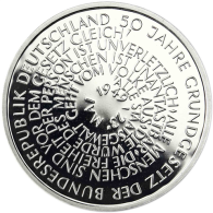 Deutschland 10 DM Silber 1999 PP 50 Jahre Grundgesetz I