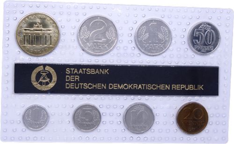 DDR-8,86 Mark-1987-Stgl-Kurs-bbt-Blister-RS