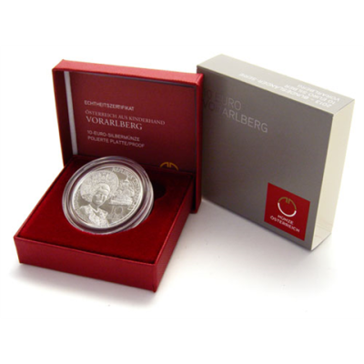 Österreich-10-Euro-2013-Silber-PP-Vorarlberg-Etui