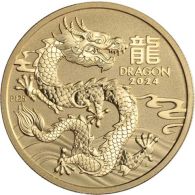 1 Unze Gold 2024 Jahr des Drachen