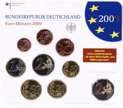 Deutschland-5,88 Euro-2009-Stgl-Kurs-MzzD-RS