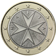 Malta 1 Euro 2012 bfr.  Malteser Kreuz