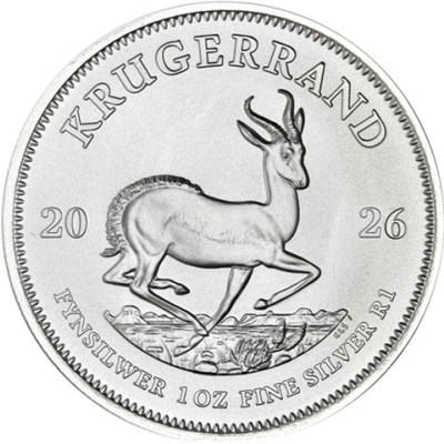 Südafrika-1Rand-2026-AgStgl-1UnzeKrügerrand-RS