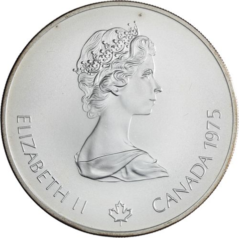 Kanada-14x10+14x5 Dollar-1973-1976-AGstgl-Olymp Montreal 76-Etui