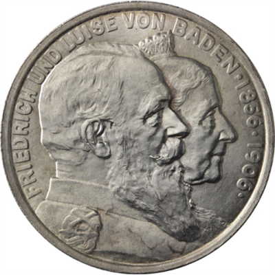 J35-Baden-5Mark-1906-AgSS-VZ-GoldeneHochzeit-RS (1)