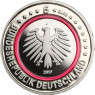 5 Euro Gedenkmünze Tropische Zone 2017 Roter Ring aus Deutschland  Mzz. J Hamburg Spiegelglanz 