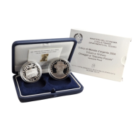 Italien-5u10Euro-2004-AGPP-Puccini-Etui