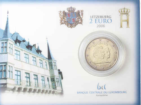 Luxemburg 2 Euro 2006 Erbherzog Guillaume I