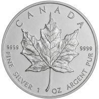 Kanada-5-Dollar-1992-1-Unze-Silber-Maple-Leaf-RS