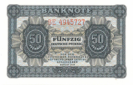 Banknotenserie Deutsche Notenbank 1948