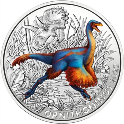 Österreich-3Euro-2022-CuNiHgh-Ornithomimus-RS