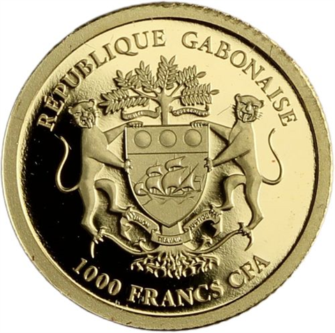 Gabun-7x1000 Francs-2021-AUpp-Rhod-Edition-Etui