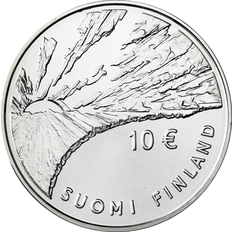 Finnland-10-Euro-2006-AgStgl-Snellman-RS