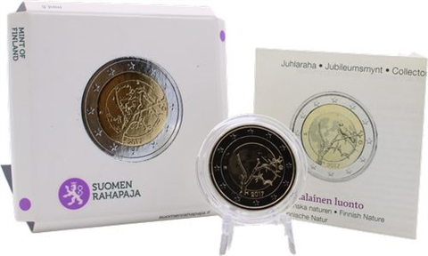Finnland-2Euro-2017-PP-FinnischeNatur-Etui
