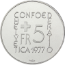 Schweiz-5Franken-1977-bfr-Pestalozzi-VS