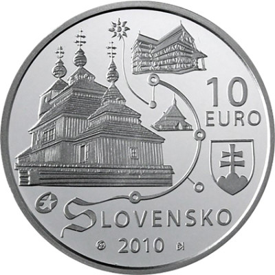 Slowakei 10 Euro 2010 Holzkirchen in der Slowakei 