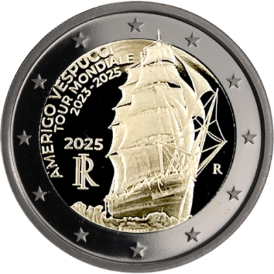 Italien-2-Euro-2025-PP-Vespucci-RS