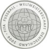 BRD 10 Euro Silber Gedenkmuenze  2006  Fußball WM 2006 - 4. Ausgabe 