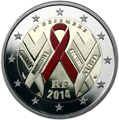 Frankreich 2 Euro 2014 PP Aids II