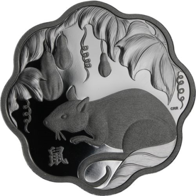 Kanada-15 Dollar-2020-AGpp-Jahr der Ratte-RS