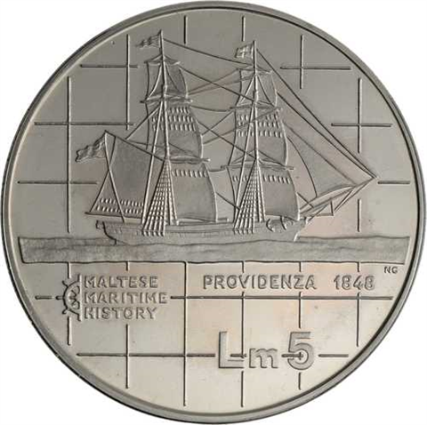 Malta-4x5 Liri-1984-AGpp-Maritime History-Etui