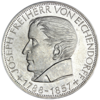 Deutschland-5-DM-1957-VZ-Freiherr-von-Eichendorff-RS