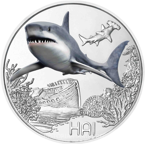 Österreich 3 Euro 2018 Hai I