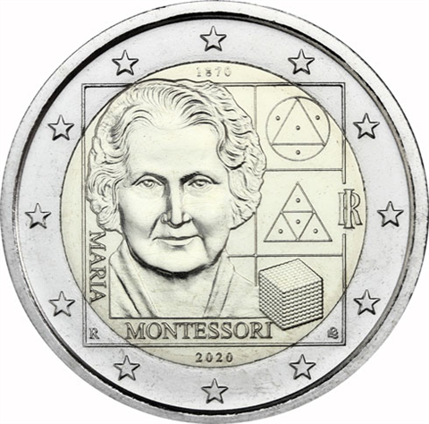 Italien-2-Euro-Maria-Montessori-bfr-I-