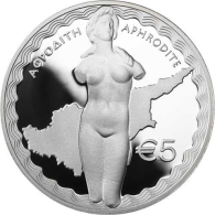 Zypern-5Euro-2015-agPP- Aphrodite-RS
