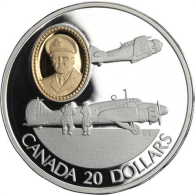 Kanada-20 Dollar-1990-PP-Harvard u Anson-RS