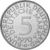 Heiermann Silberadler Münzen Deutschland 5 DM 1970 Silber 