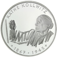 Deutschland 10 DM Silber 1992 Stgl. 125. Geburtstag von Käthe Kollwitz