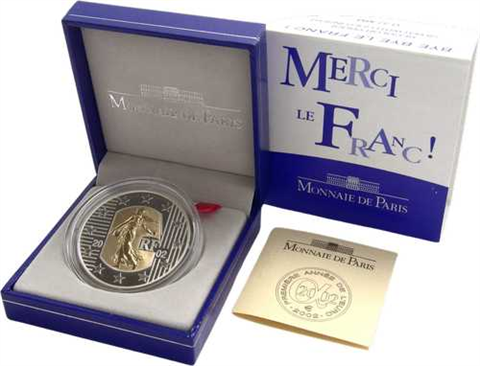 Frankreich 5 Euro 2002 PP Säerin - BiColor I