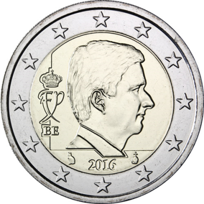 Belgien-2Euro-2016-Stgl-KönigPhilippe-RS