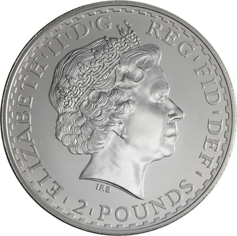 Großbritannien-2 Pfund-2006-AGstgl-vergoldet-Britannia-RS