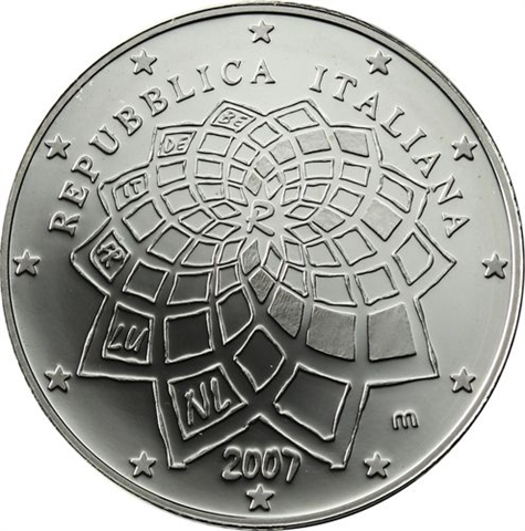 Italien 10 Euro 2007 PP 50 Jahre Römische Vertäge III