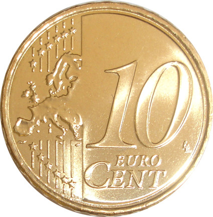 Portugal 10 Cent 2003 Kursmünze mit Königssiegel 