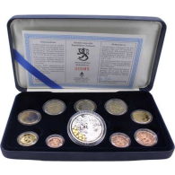 Finnland-5,88 Euro+Medaille-2007-PP-KMS-Etui