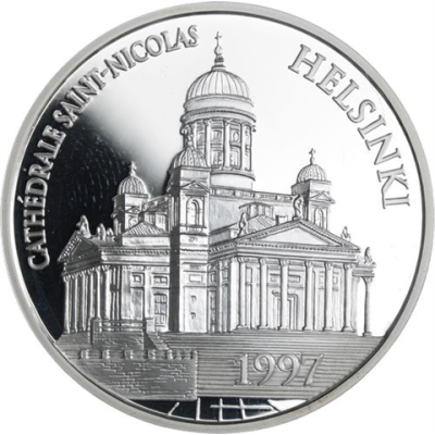 Frankreich-15 Euro 100 Francs-1997-AGpp-Saint-Nicolas-Helsinki-RS