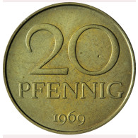J.1511a  DDR 20 Pfennig 1969 A 