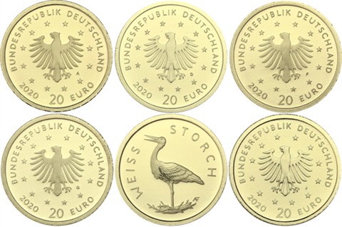 Deutschland-20-Euro-2020-Weißstorch-A-J