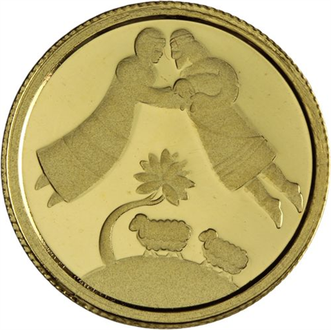 Mix-12xGold-2004-2005-AUpp-Kleine Gold Raritäten-Etui