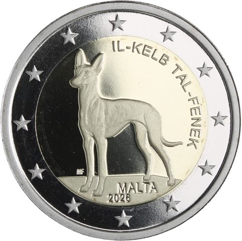 Malta-2 Euro-2026-PP-Pharaonenhund-EtuiI